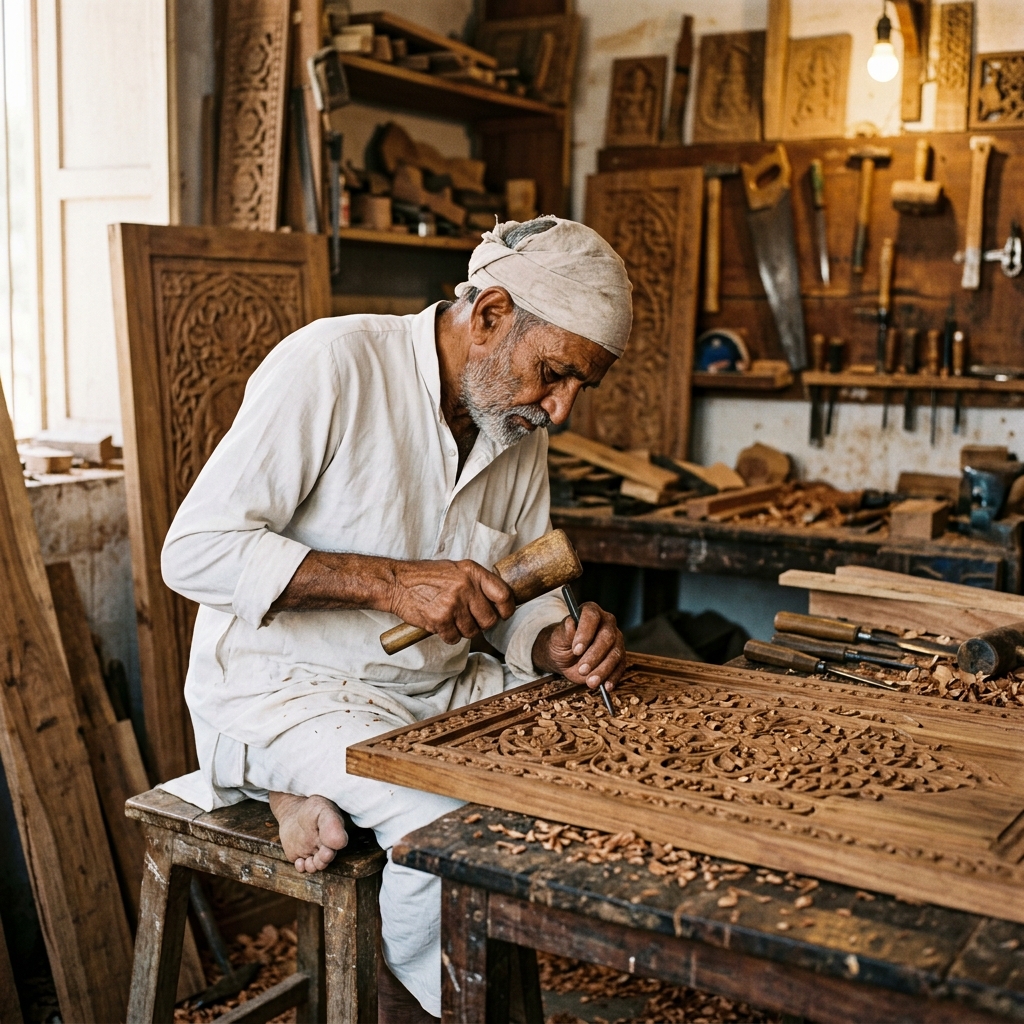 Wood Carving — Saharanpur, Uttar Pradesh