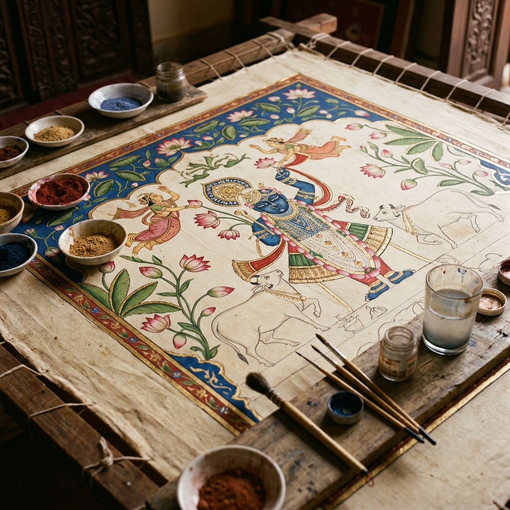 Pichwai Paintings — Nathdwara, Rajasthan